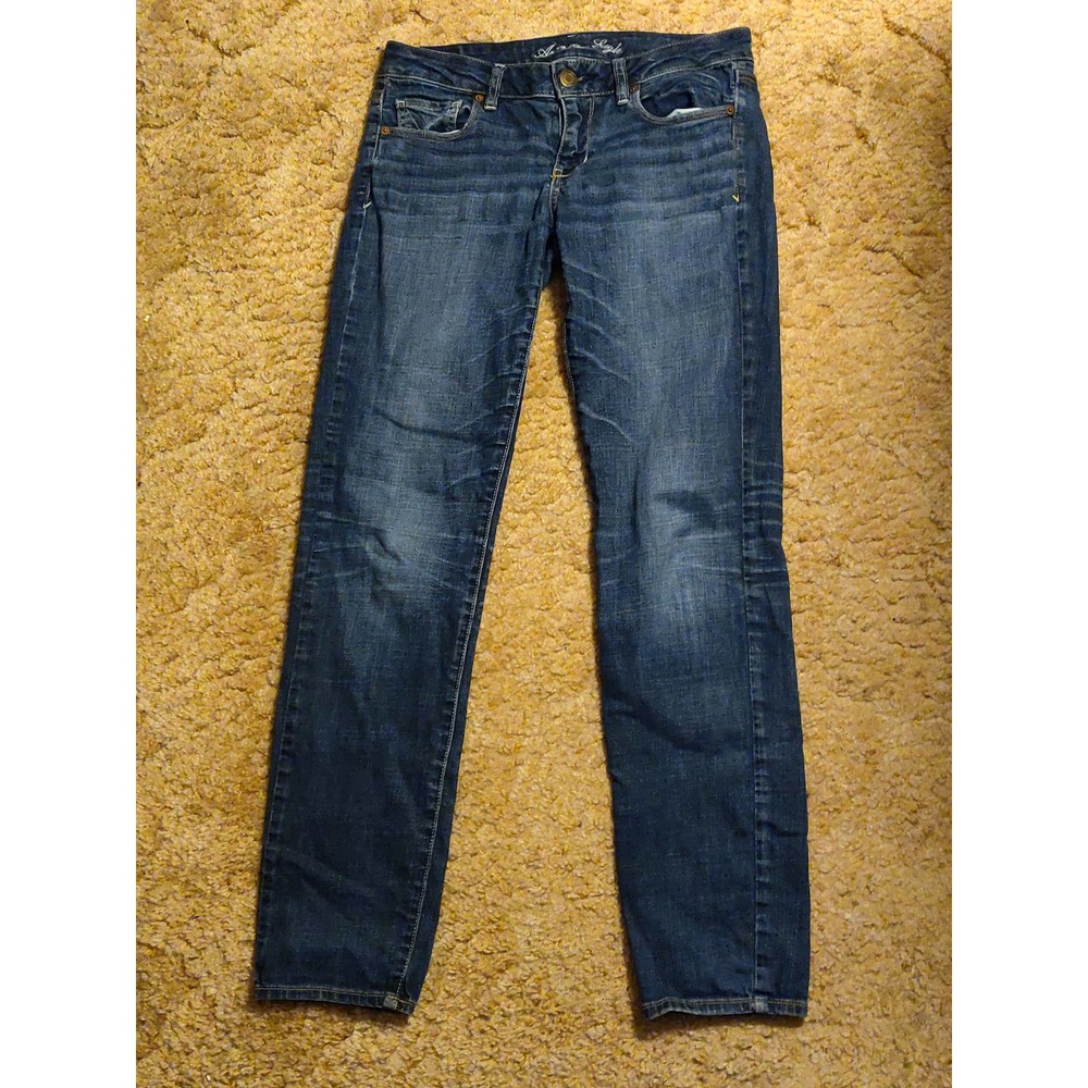 AMERICAN EAGLE WOMEN'S SKINNY JEANS STRETCH SIZE 8 (see photos for measurements)